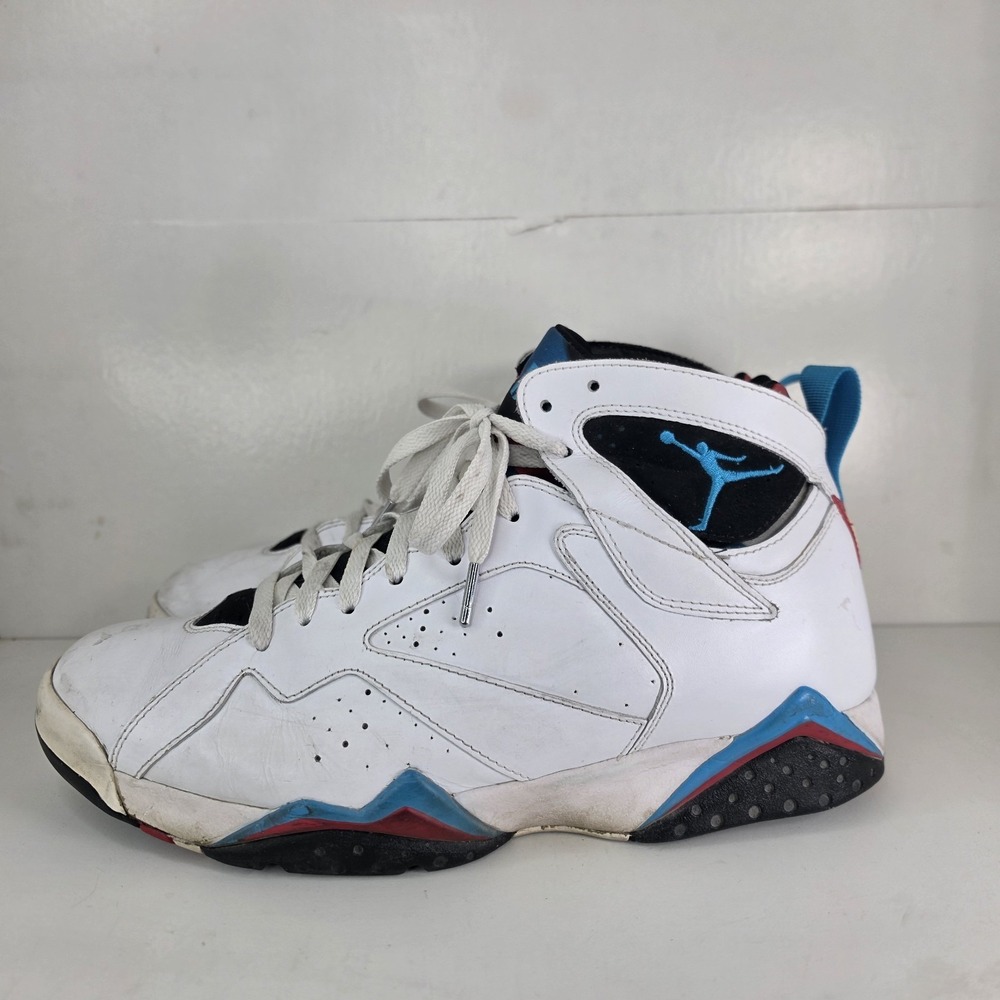 Size 11.5 - Air Jordan 7 Orion Retro Sneaker Shoes 2010 White 304775-105 No Box - Picture 3 of 9